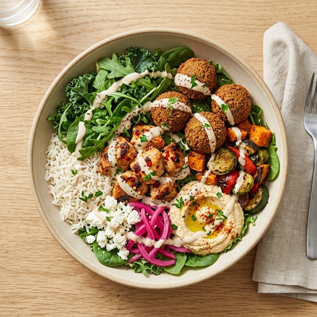 Cava bowl with grilled chicken